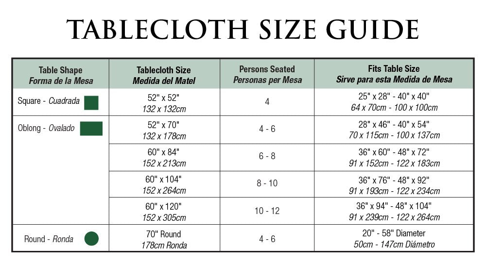 DII 100% Polyester  Machine Washable  Holiday  Dinner Solid Tablecloth 60 x 104  White  Seats 8 to 10 People